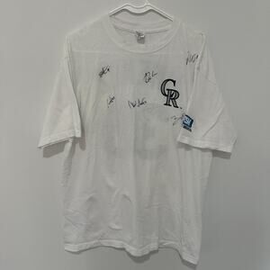 Retro Ubaldo Jimenez Colorado Rockies T-Shirt - XL